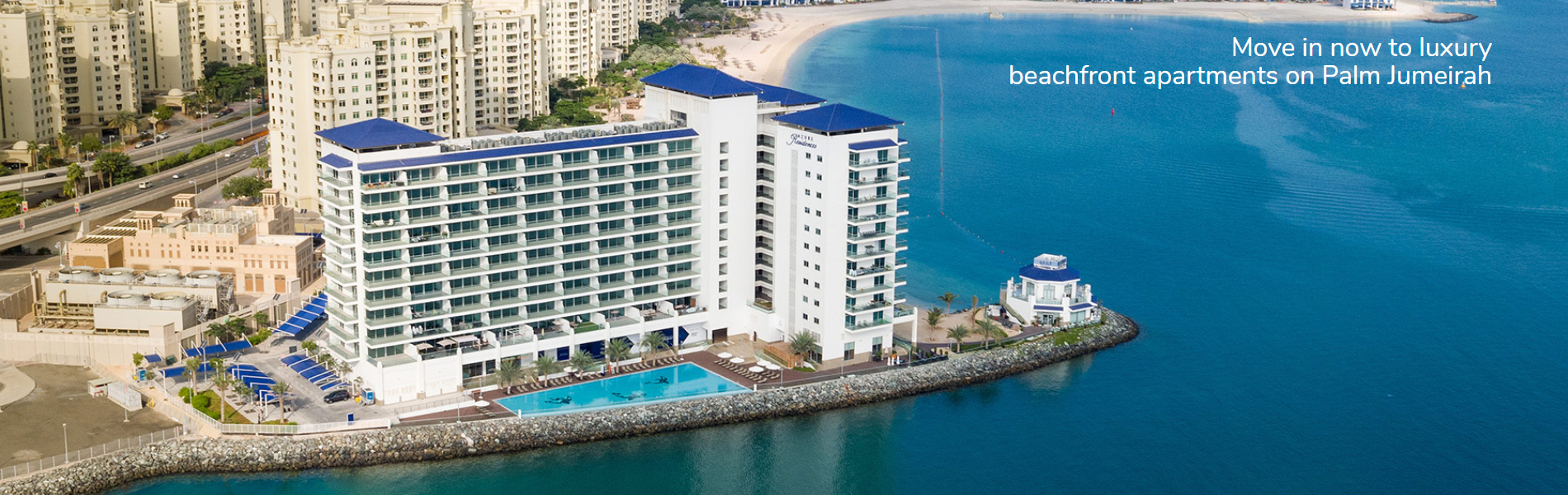 Azure residences apartment at Palm Jumeirah for sale by Nakheel